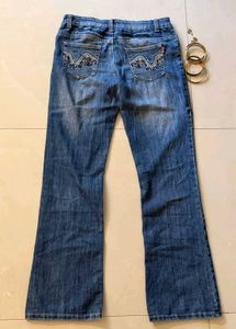 2000's y2k low waisted bootcut jeans grunge