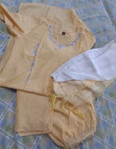 pant kurti suit silk based XXL size