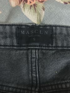 Men's Charcoal Grey Cargo Jeans