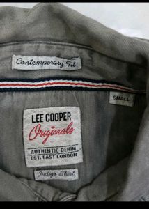 Lee Cooper Men's Grey Cargo Shirt