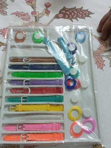 Colorful Watch Strap Set