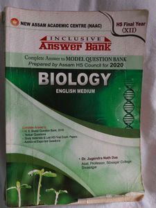 Biology Answer Bank HS Final Year XII