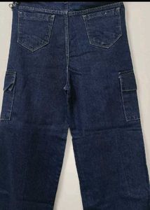 Stylish Blue Cargo Jeans