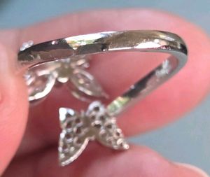 Dainty Twin Butterfly Ring SS925