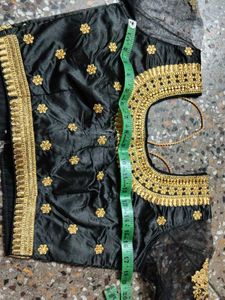 Elegant Black &amp; Gold Blouse