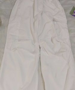 White Cargo Pants