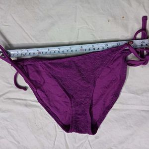 Textured ⚛️Purple Bikini Bottoms