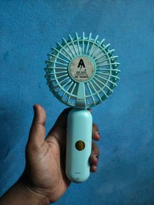 blue mini fan