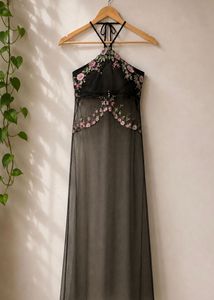 Embroidered Full Net Stylish Long Kurti