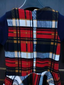 check print Girls Dress