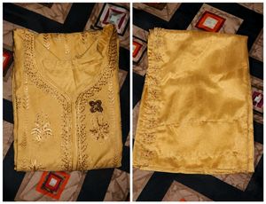 Designer Yellow Kurta Set