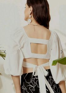 White Crop Top