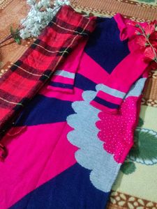 Woolen Kurta N Duptta