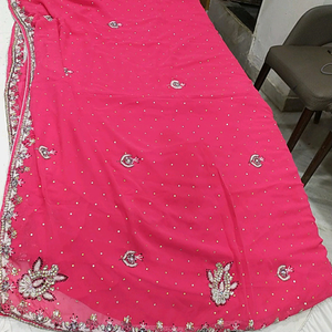 Heavy work saree