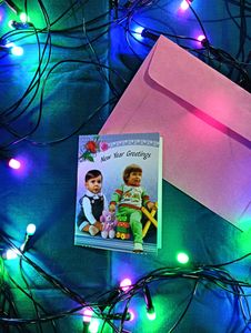 NEW YEAR GREETING CARD With Cover #newyear Happy New Year