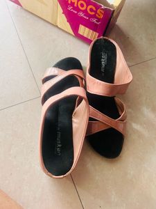 Stylish Pink Slip-On Sandals