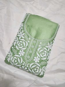 “Eid Special Unstitched Cotton Suit with Dupatta