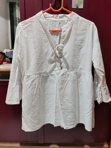 Women's White Top For Summer