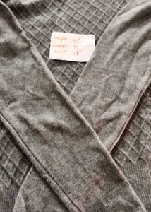 Chic Blue Diamond Pattern Sweater