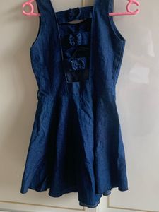 Denim Skater Dress