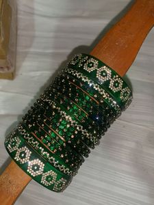 Green Bridal Bangle Set