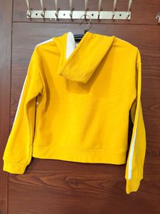 Yellow Striped Hoodie