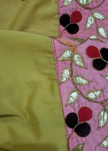 beautiful gotta patti silk saree