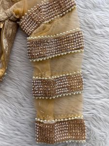 Sparkling Gold Sequin Blouse