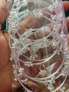 Elegant Silver Bangles