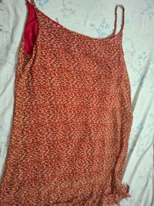 Boho Red Floral Maxi kurta and beautiful bottom