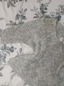 Chic Grey Knitted Top
