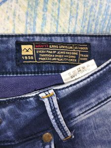 Men's Blue Washed Denim Jeans