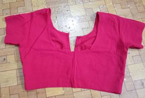 Red Readymade Saree Blouse