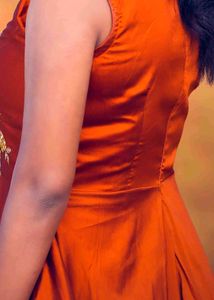 Heavy Flare Gown With Cancan