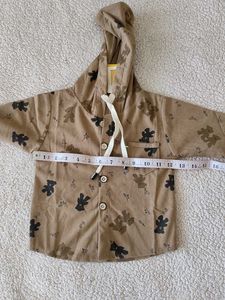 Cute Teddy Bear Print Hoodie for Boys