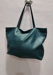 Stylish Dark Teal Tote Bag