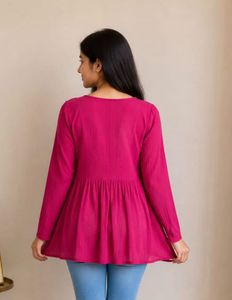 Chic Tunics - Pink &amp; White Floral tops