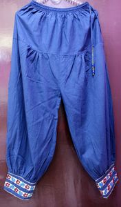 plazo pant in traditional style ( neavy blue)