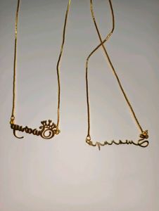 Custom Name Necklace - Personalized Gold Chain