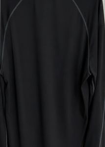 Men's Black Quarter Zip Pullover