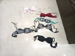 Lot of 5 Bras