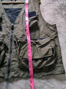 Vintage Utility Vest Jacket