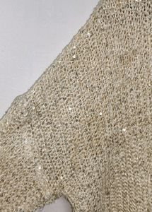 Trendy New Shinny Gold Top For Women