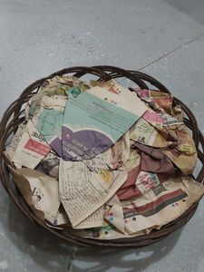 Fruit Basket And Golden Plate