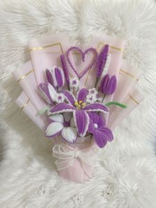 Handmade Crochet Flower Bouquet