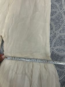 Elegant Cream Palazzo Pants