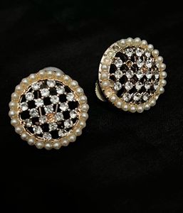 Pearl & Rhinestone Earrings