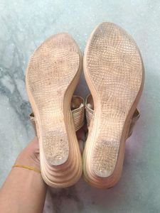 Golden footwear