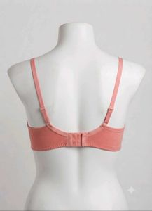 Peach Cotton Bra