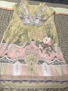 Floral Embroidered pakistani suit set